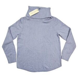 Rachel Zoe Turtle Neck Pullover Sweater Womens Medium Cowl Neck Long Sleeve Soft